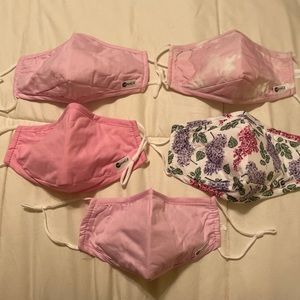 💕5 Brand New Masks all different shades of pink 💕 10 each mask